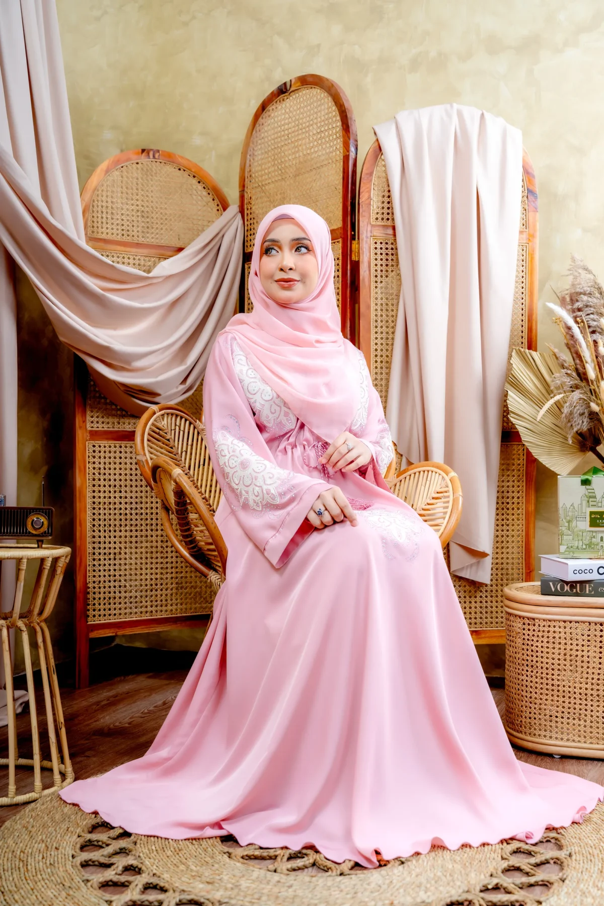 Abaya Nuur 2.0 Light Pink